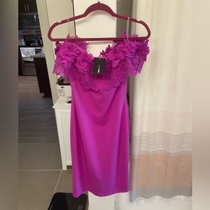 Fashion Nova Midnight in Moscow Dress- Orchid